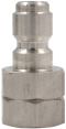 Quick Connect Plug - 1/4" NPT - Economy - BAR[125 85.300.109S] [125 85.300.101S]