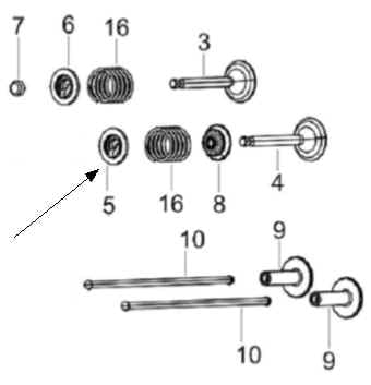 SEAT, VALVE SPRING