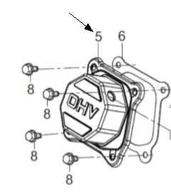 COVER SUBASSEMBLY, CYLINDER HEAD
