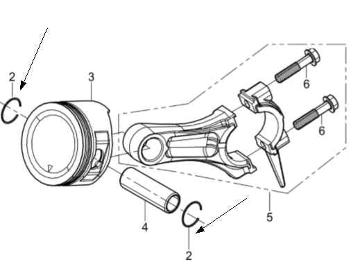 CLIP, PISTON PIN