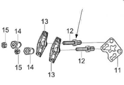 BOLT, VALVE ADJUSTING