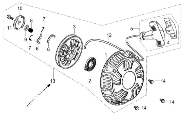 STARTER ASSY, RECOIL
