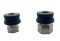 Quick Connect Coupling - EZ Grip - 3/8" NPT - Standard[125 85.300.193] - 3/8" Npt Male, Nickel Plated