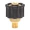 M22 BSP Coupling - Premium PA[145 26.0250.05] - 1/4" BSP Male, Brass