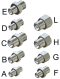 Couplings – Stainless Steel – PA - 1/4" BSP M, 1/4" BSP M