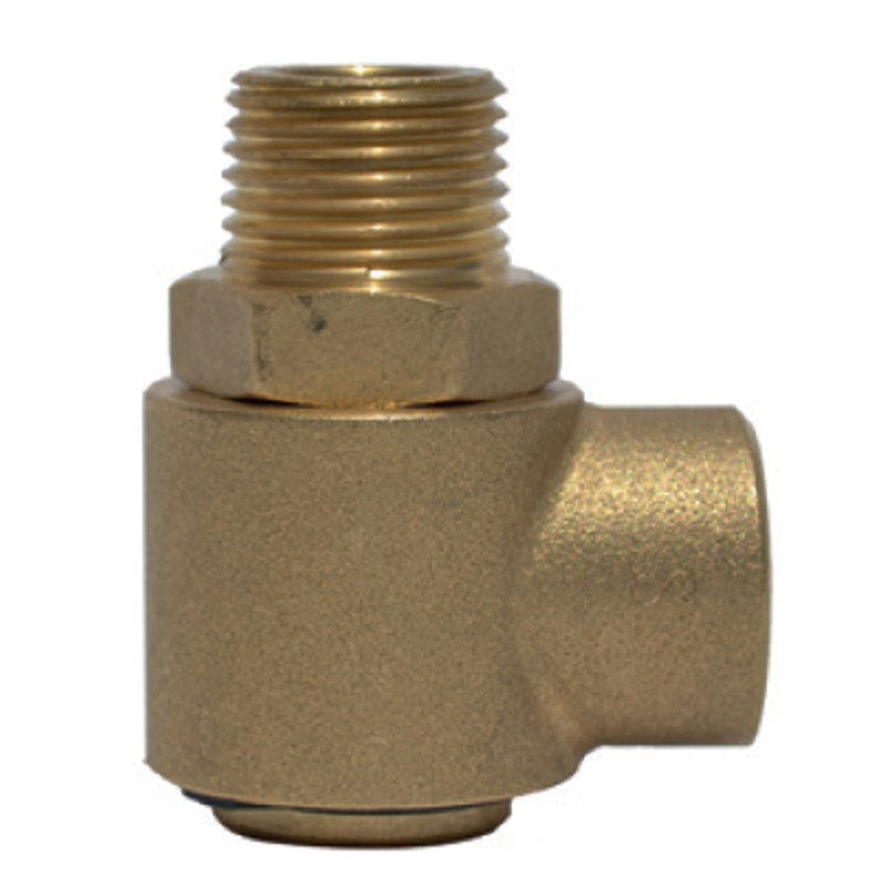 Swivel 90deg Bra 3/8Gx1/2 NPTM [147 1181070300]