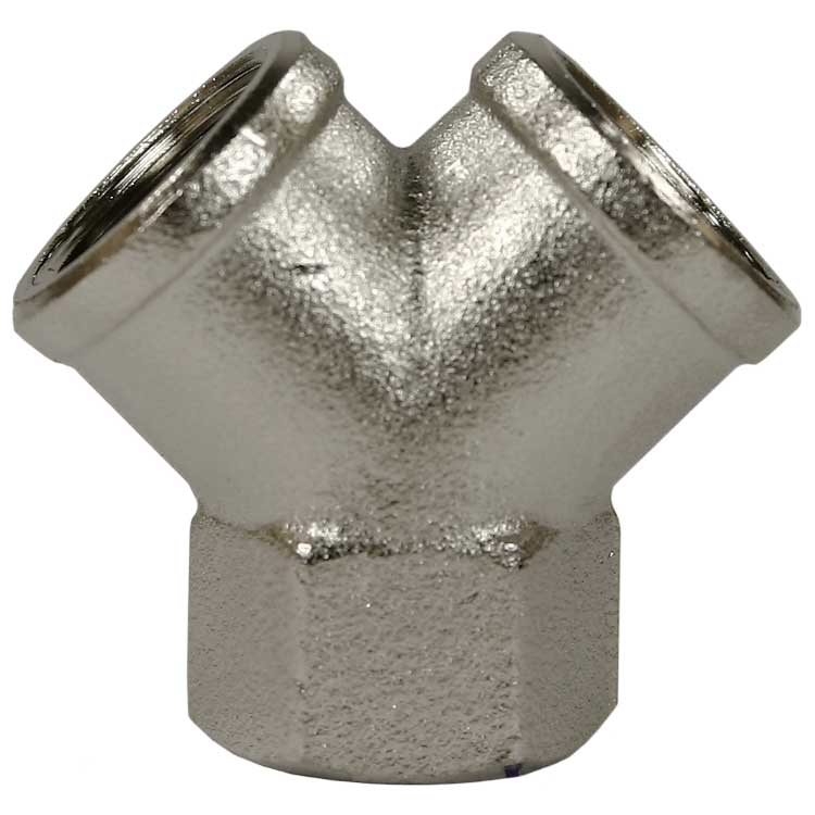 Fitting Female Brass 3 Way 3/8 [148 574 10]