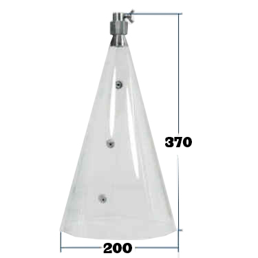 PVC Splash Gaurd 370x x 200 [148 200 029 351]