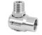 Mosmatic WDEI Hose Reel Swivel – Male/Female – 400 BAR [165 43.411] - 1/4" BSP F, 1/4" BSP M