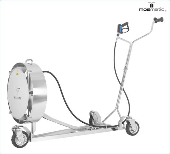 21" Mosmatic Pivoting Hurricane SS Undercarriage Cleaner[165 80.608]
