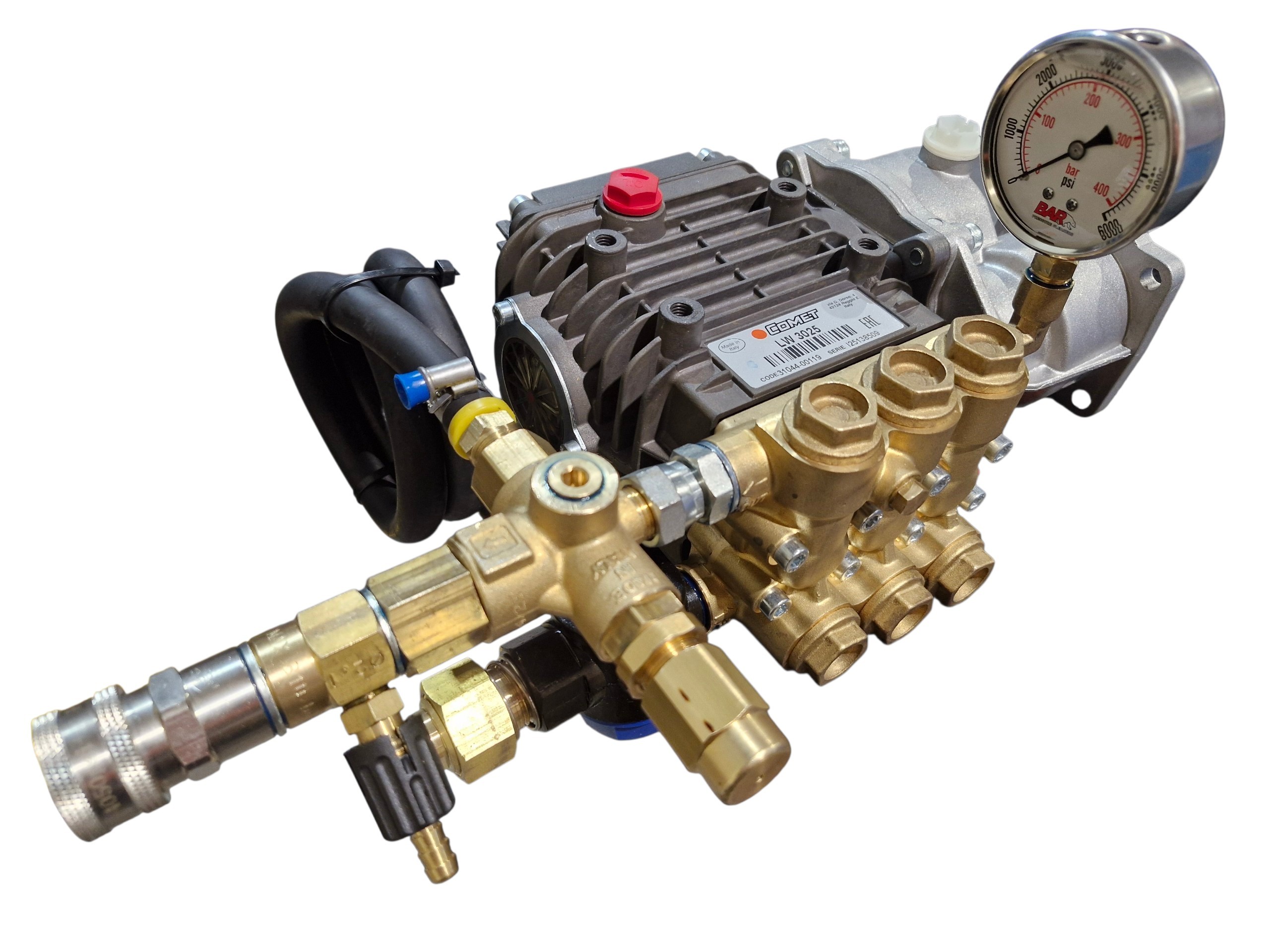 Pump set 2500 psi 11l/m G/box [210 LW3025 Assy + Gear Box]
