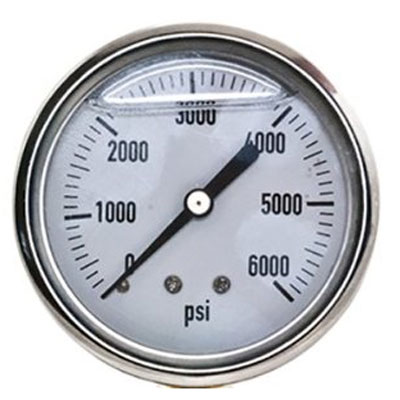 Gauge 63mm 6000psi back entry [148 548 40]