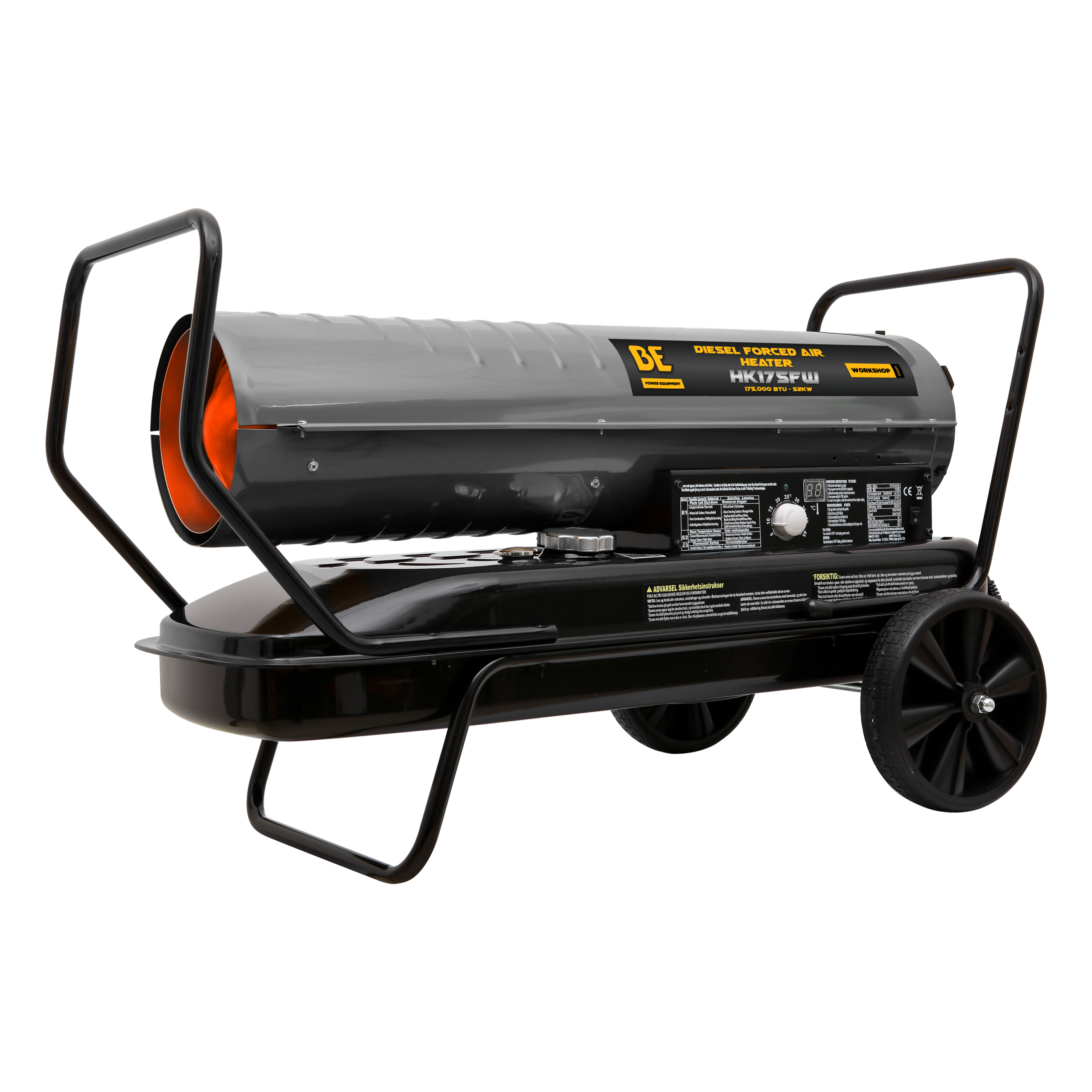 Diesel Fired Forced Air Heater - 52 kW (175,000 BTU) Output [PIN HK175FW]