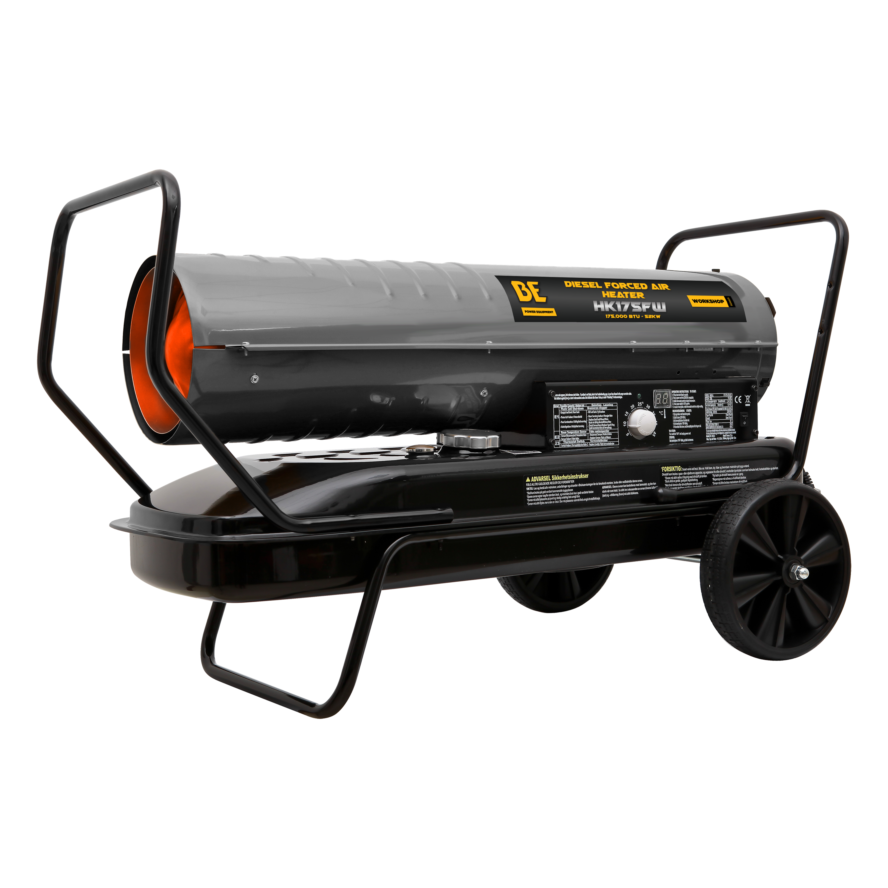 Diesel Fired Forced Air Heater - 52 kW (175,000 BTU) Output[PIN HK175FW]