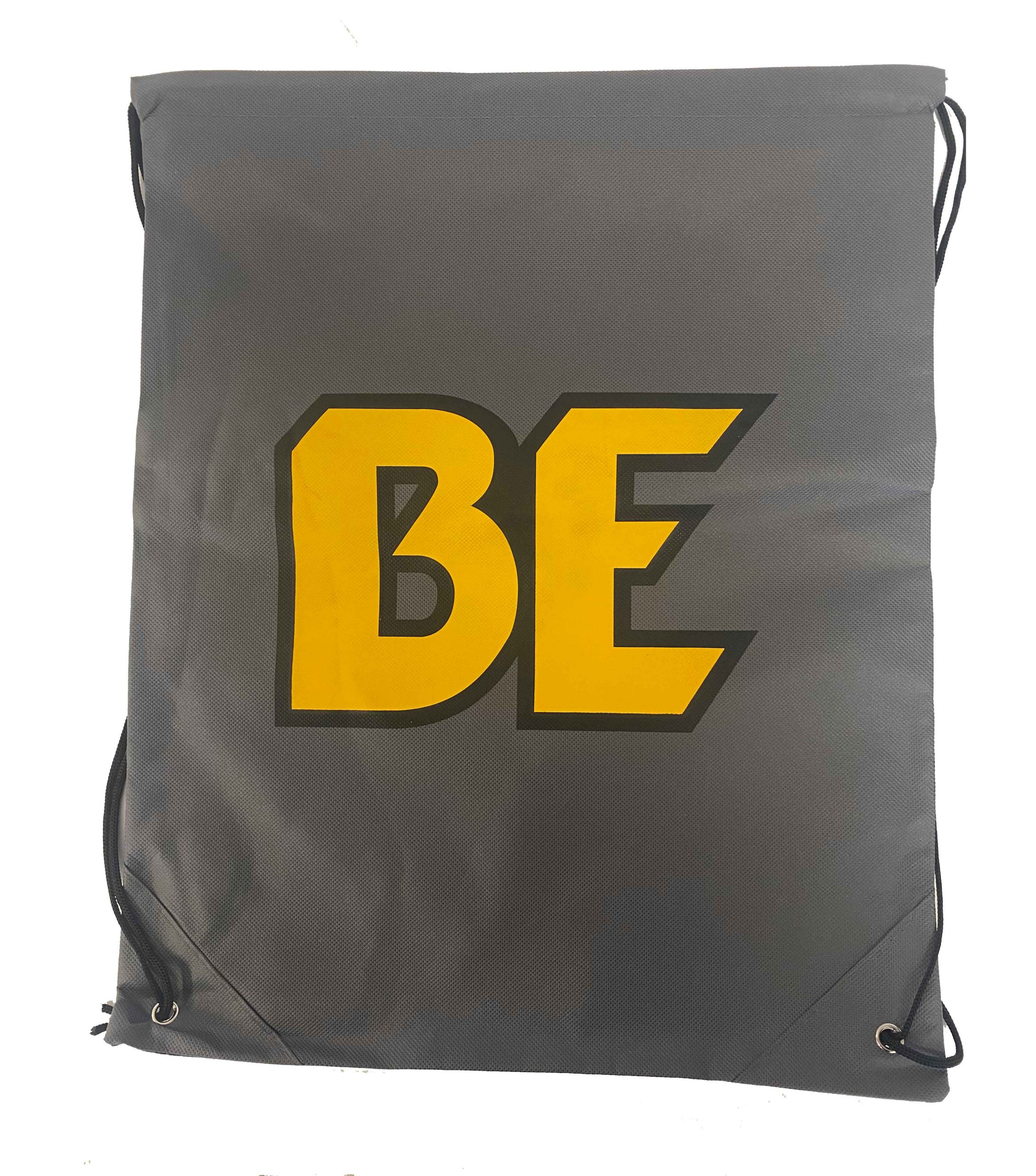 Poly bag BE logo [SIL SIL Draw String bag BE]