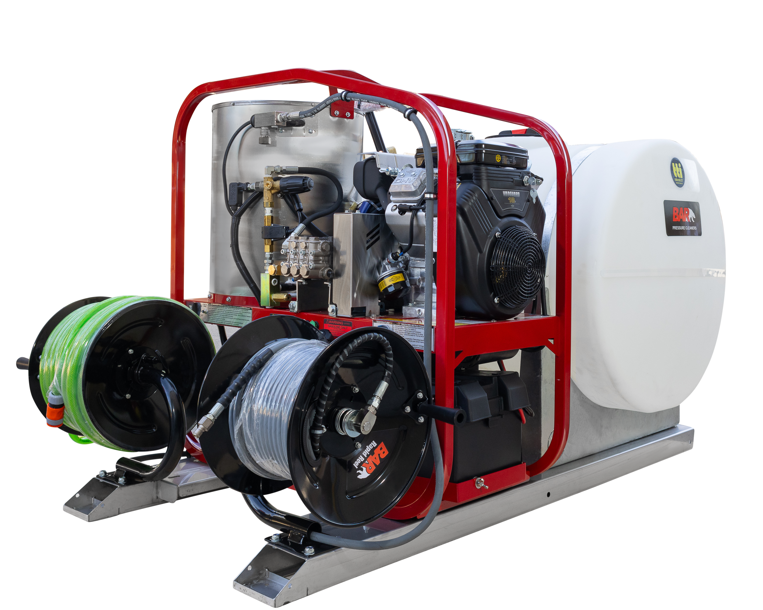 Hot Water Petrol Pressure Cleaner[122 HOT4018P-VE Skid]
