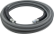 1/4" R2 2 Wire Hose - Grey - 5,800 PSI - Lenflex [Was 165 R2J200 10ML 1/4FS X 1/4M]