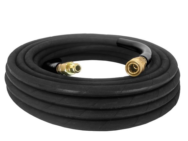 1/4" R1 1 Wire Hose - Black - 4,000 PSI - Lenflex[165 R1J200 MN QC]
