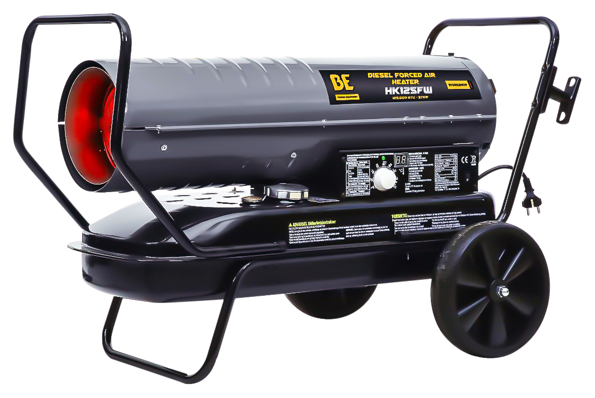 Diesel Fired Forced Air Heater - 37 kW (125,000 BTU) Output [PIN HK125FW]