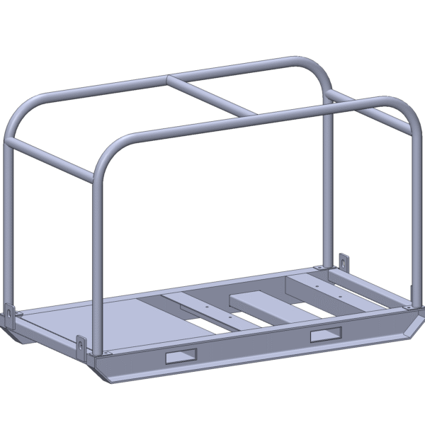 Skid Base & Roll Frame Gal [165 Frame S1600 x 800]