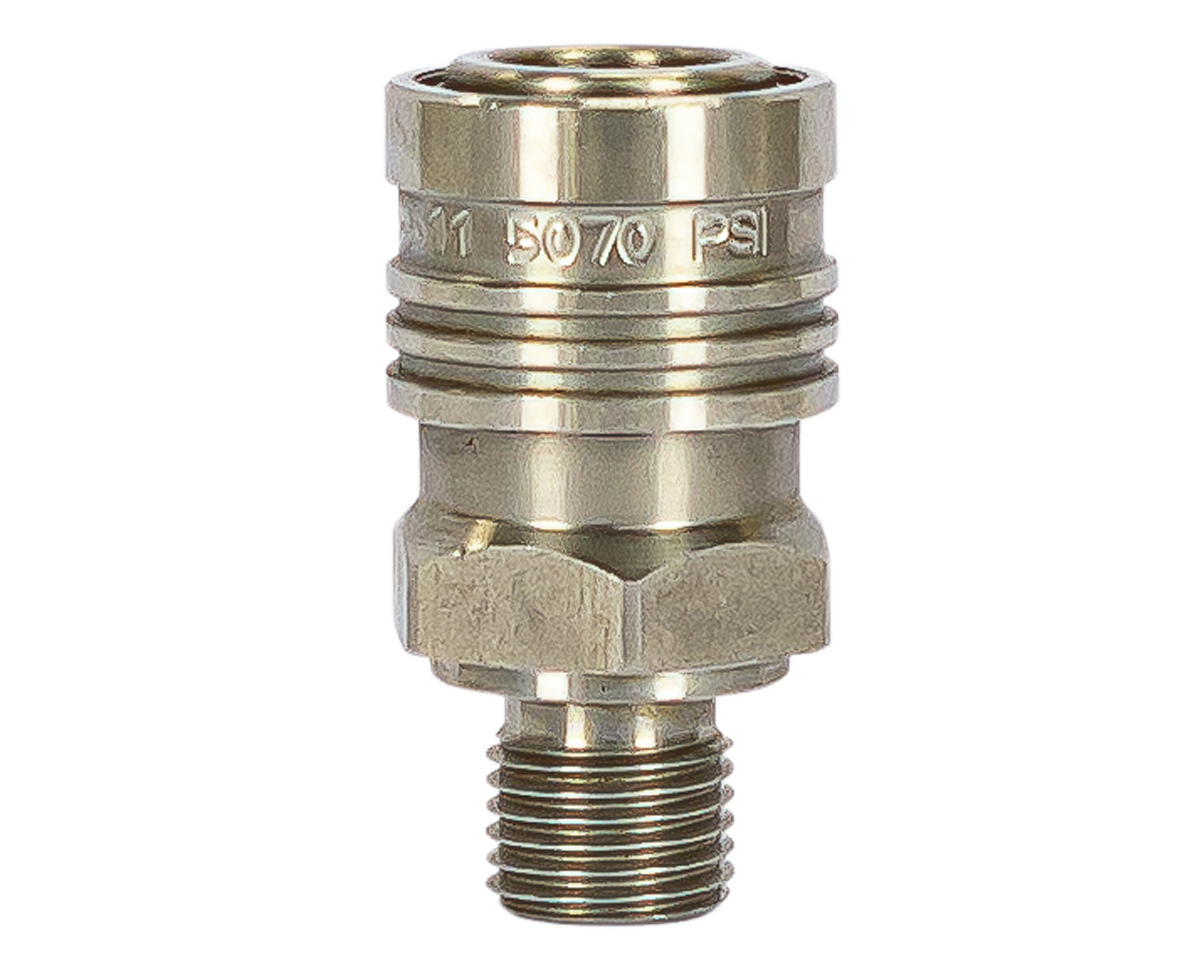 Quick Connect & Release Coupling - 1/4" BSP - Standard - 1/4" BSP Male