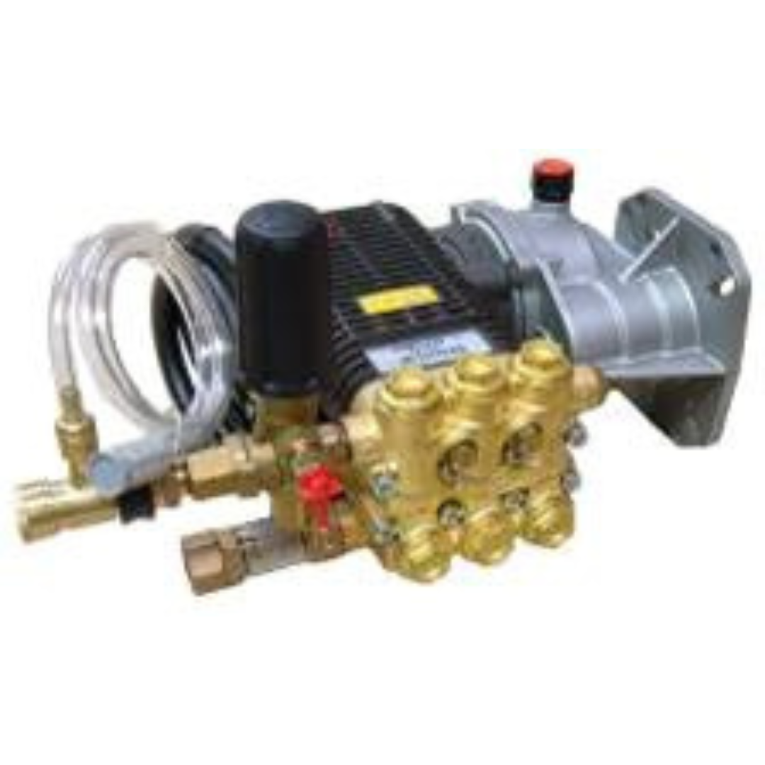 Pump Assembly - Plunger - RW Series - Keyed, 1" Shaft - Comet [210 RW4040 ASSY + GEAR BOX]
