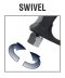 High Pressure Spray Gun - Stainless ML960 - Premium - Mecline - 3/8" BSP Female Swivel, 1/4" BSP Female