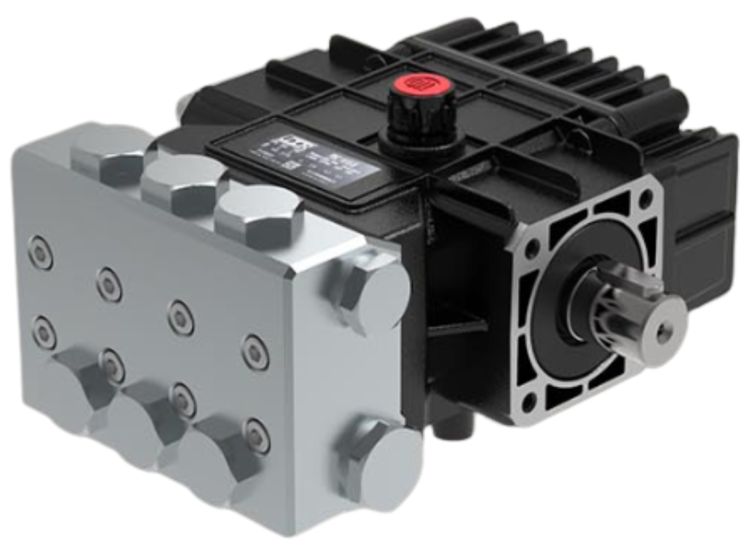 High Pressure Plunger Pump - BS - AISI 316 L Series - Male, 24 mm Shaft - Udor[216 BSC 21/20 S]