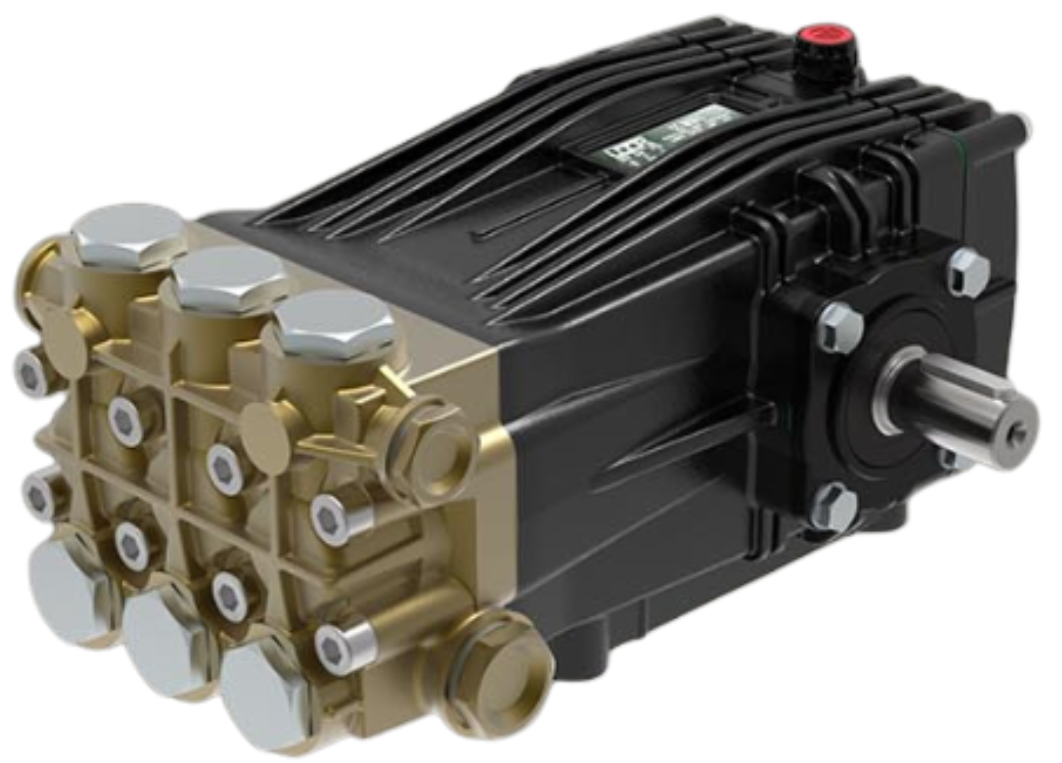 High Pressure Plunger Pump - CK Series - Male, 24 mm Shaft - Udor[216 CKC 38/20 S]
