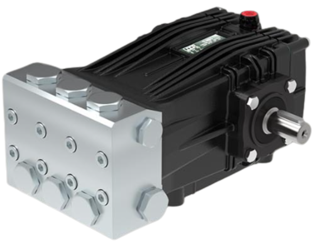 High Pressure Plunger Pump - CS - AISI 316 L Series - Male, 24 mm Shaft - Udor[216 CSC 27/20 S]