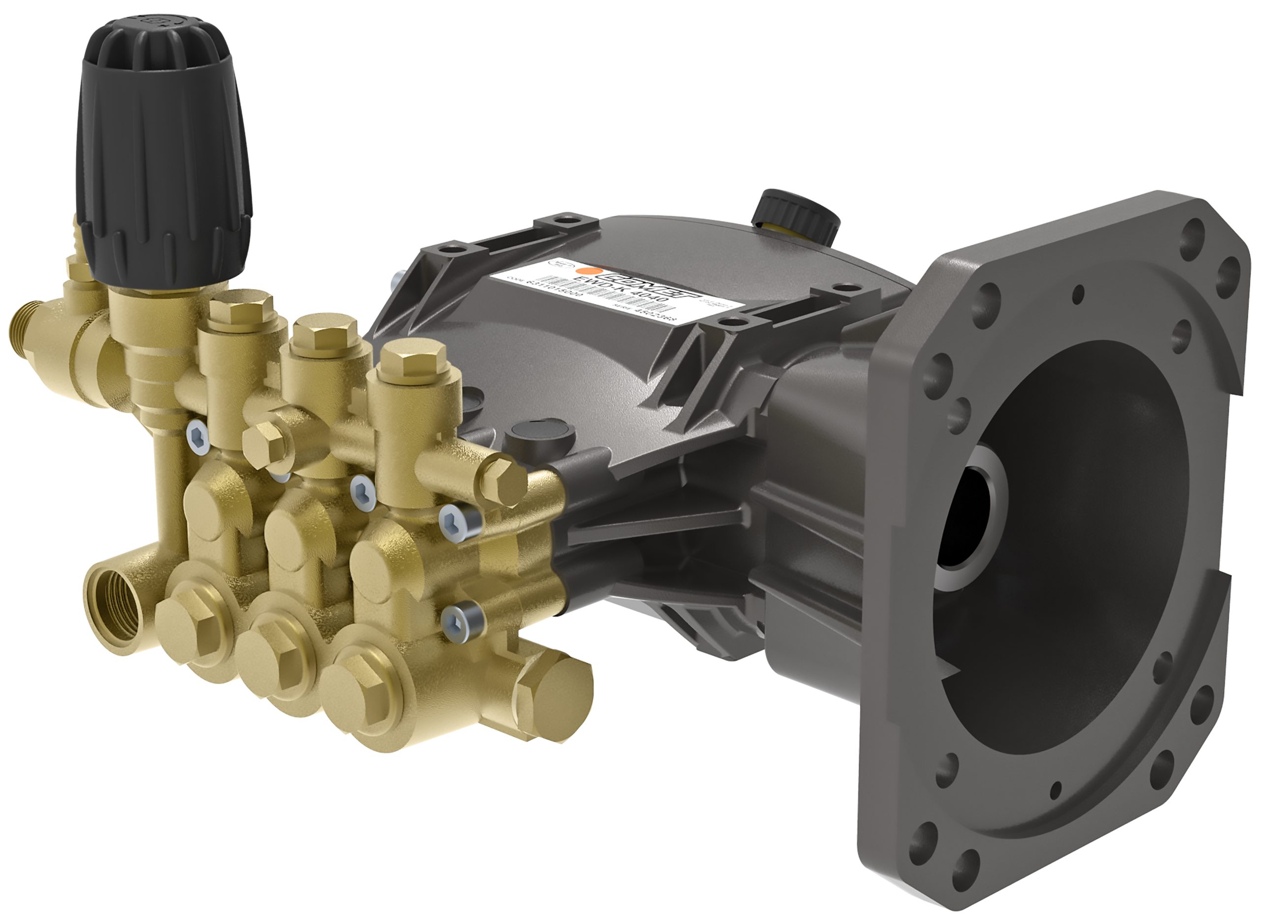 High Pressure Triplex Pump - EWD-K Series - Hollow, 1" Shaft - COMET[210 EWD-K3540G (6311 0250)]