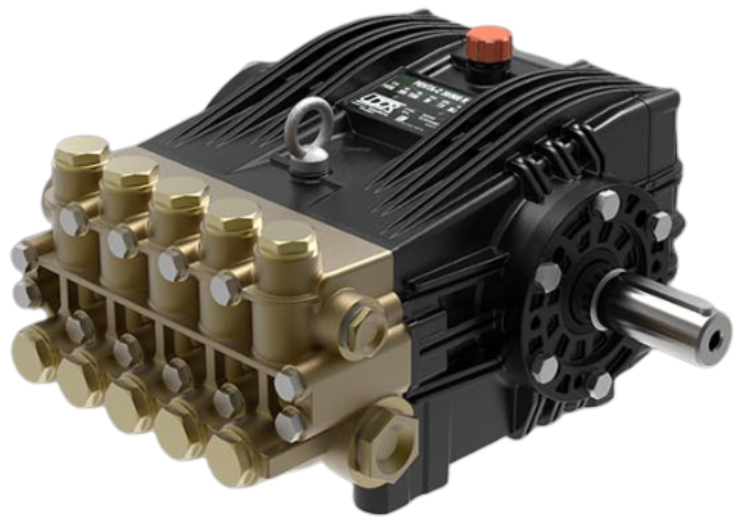 High Pressure Plunger Pump - PENTA Series - Male, 35 mm Shaft - Udor[216 PENTA-B 30/300 R]