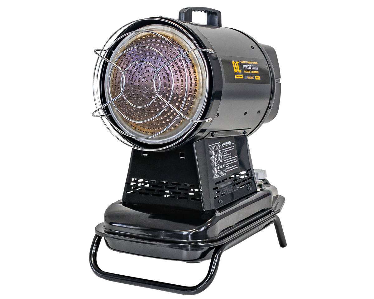 BE Industrial Radiant Diesel Heater - 20.5kW (70,000BTU) - With Thermostat [PIN HK070RD]