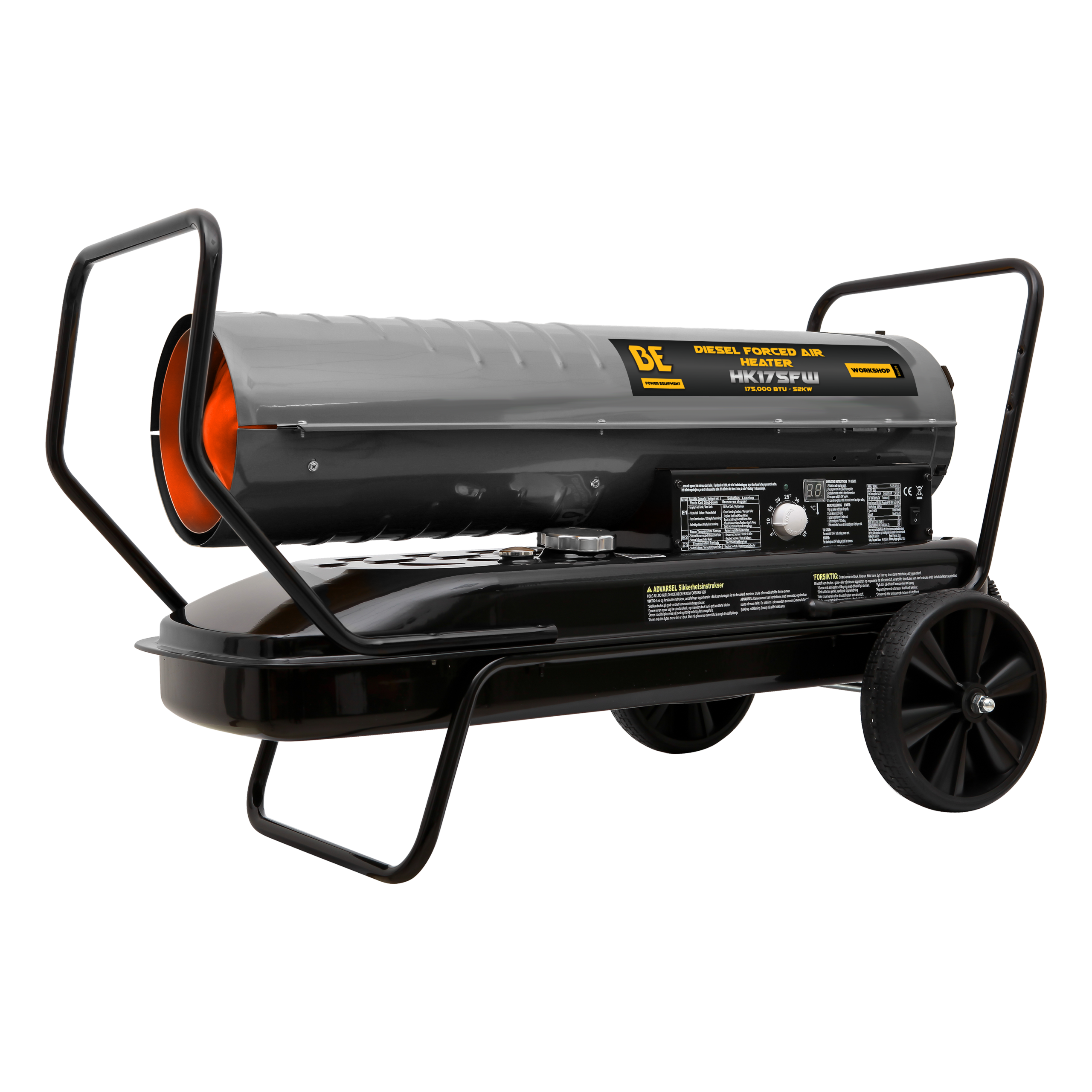 Diesel Fired Forced Air Heater - 52 kW (175,000 BTU) Output [PIN HK175FW]
