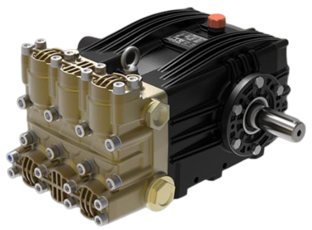 High Pressure Plunger Pump - VX Series - Male, 35 mm Shaft - Udor[216 VX-B 200/100 R]