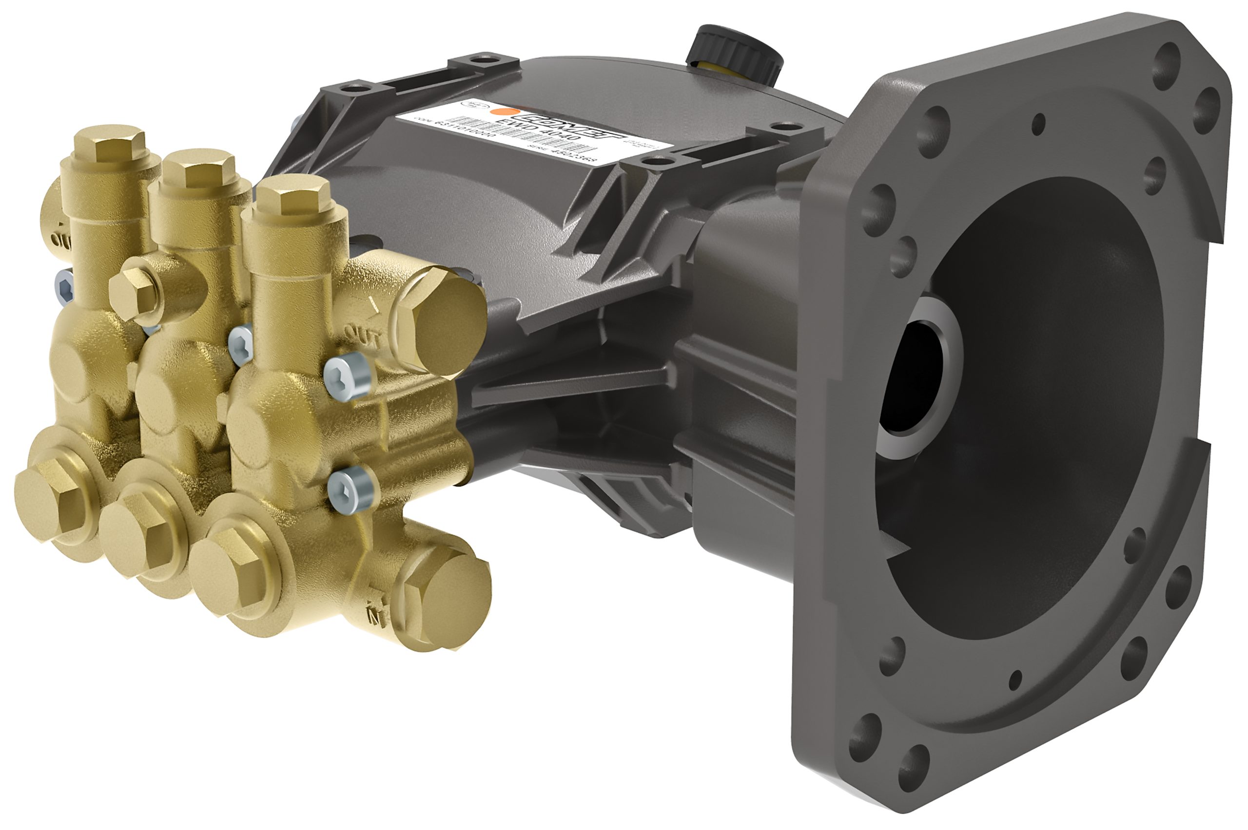 High Pressure Triplex Pump - EWD Series - Hollow, 1" Shaft - COMET[210 EWD3545G]