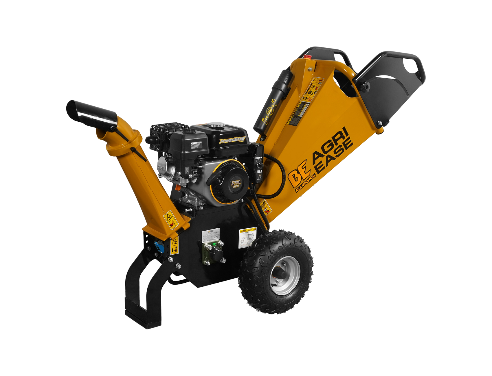 BE AgriEase Wood Chipper 4", 7.5 HP PowerEase E/S (Drum) [126 WC475D-PE]