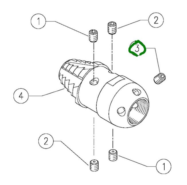 Nozzle - M6 - PA[145 25.1250.51]