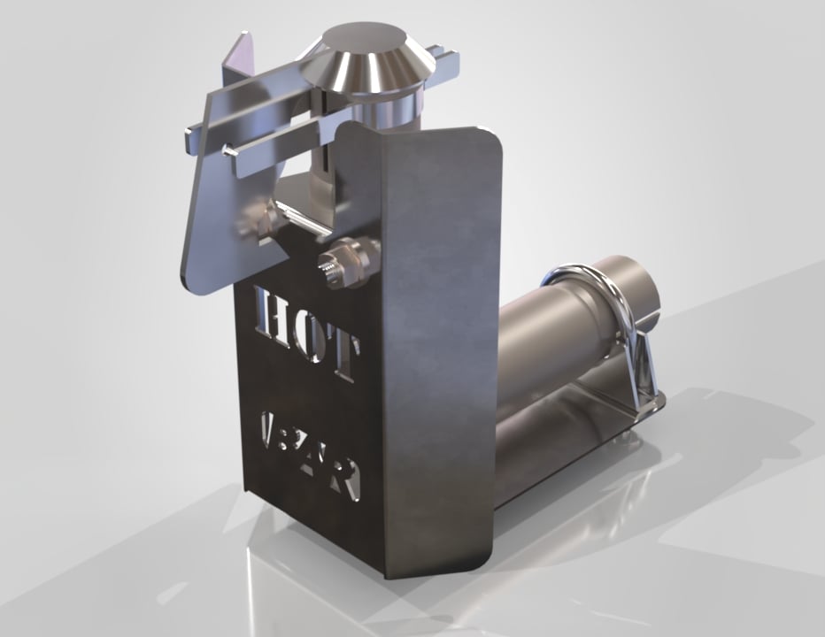 Kit for Heat Shield and Exhaust (GX690/800) [125 85.804.502]