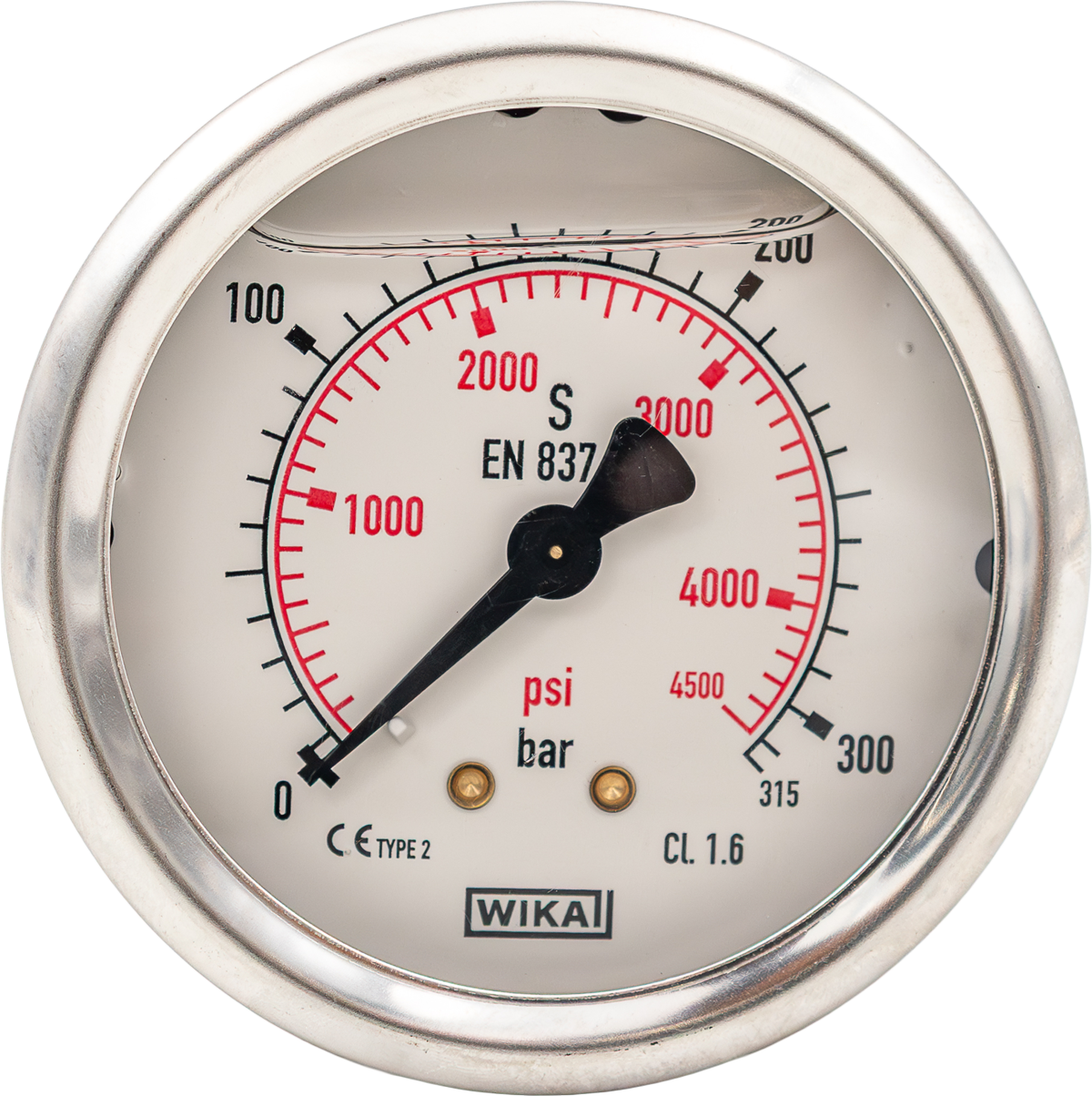 Gauge 315 bar 1/4 back [115 18160105]