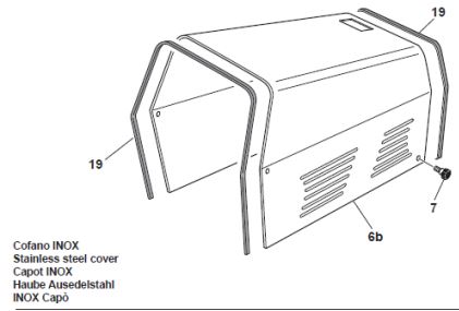 S/S Top Cover for Avant XL [118 10.000.445]