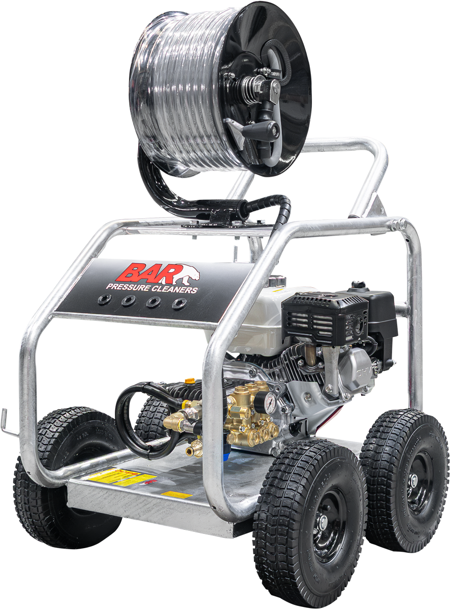 Petrol Pressure Cleaner with Hose Reel [120 BAR3065C-HJJ-HR30]