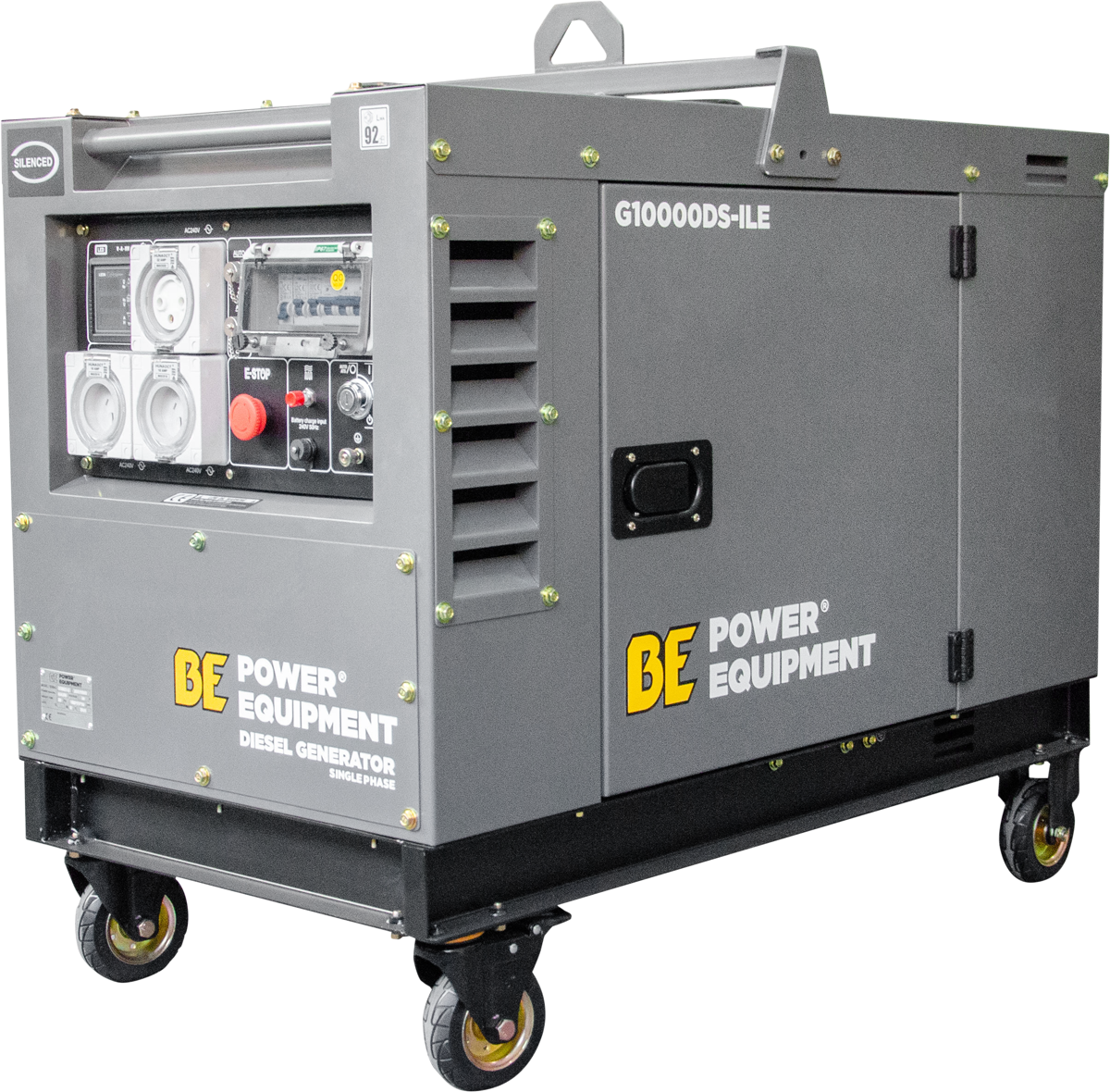 BE 10kVA Single Phase Silent Canopy Diesel Generator w/ATS [123 G10000DS-ILE]