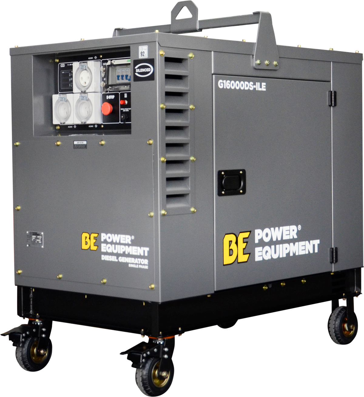 BE 16kVA Single Phase Silent Canopy Diesel Generator w/ATS [123 G16000DS-ILE]