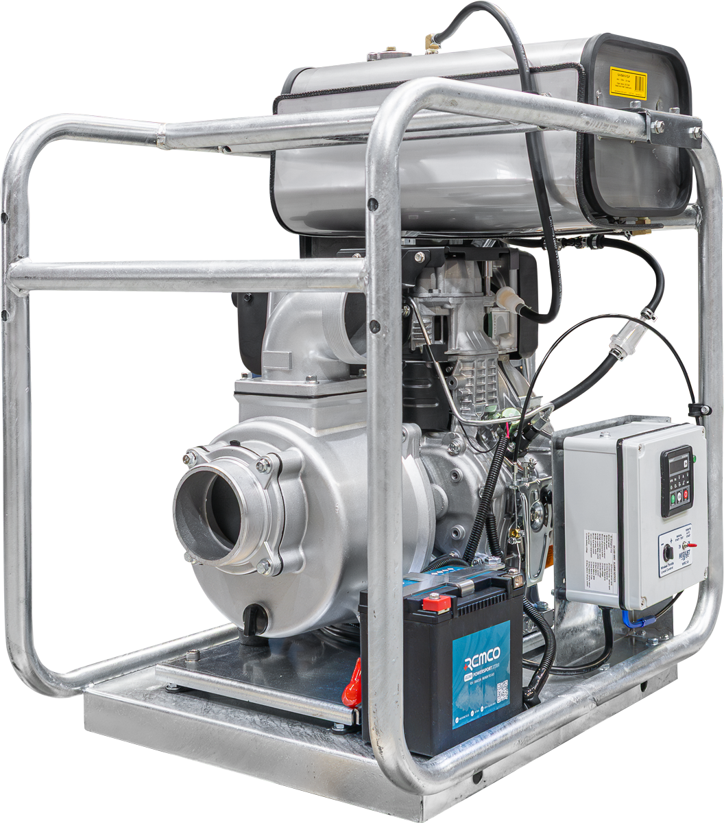 Water Pump 4" Diesel Yanmar with Remote Throttle Control [124 WD4010-YEJMPL WRC]