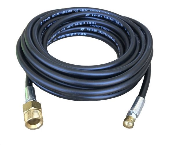 1/4" Thermoplastic Jetter Hose - Black - 3,275 PSI[125 85.225.238]