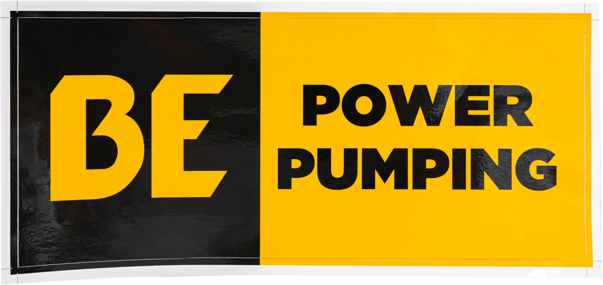 Pump Decal - BE Power Pumping 245 mm x 105 mm [125 85.609.602]