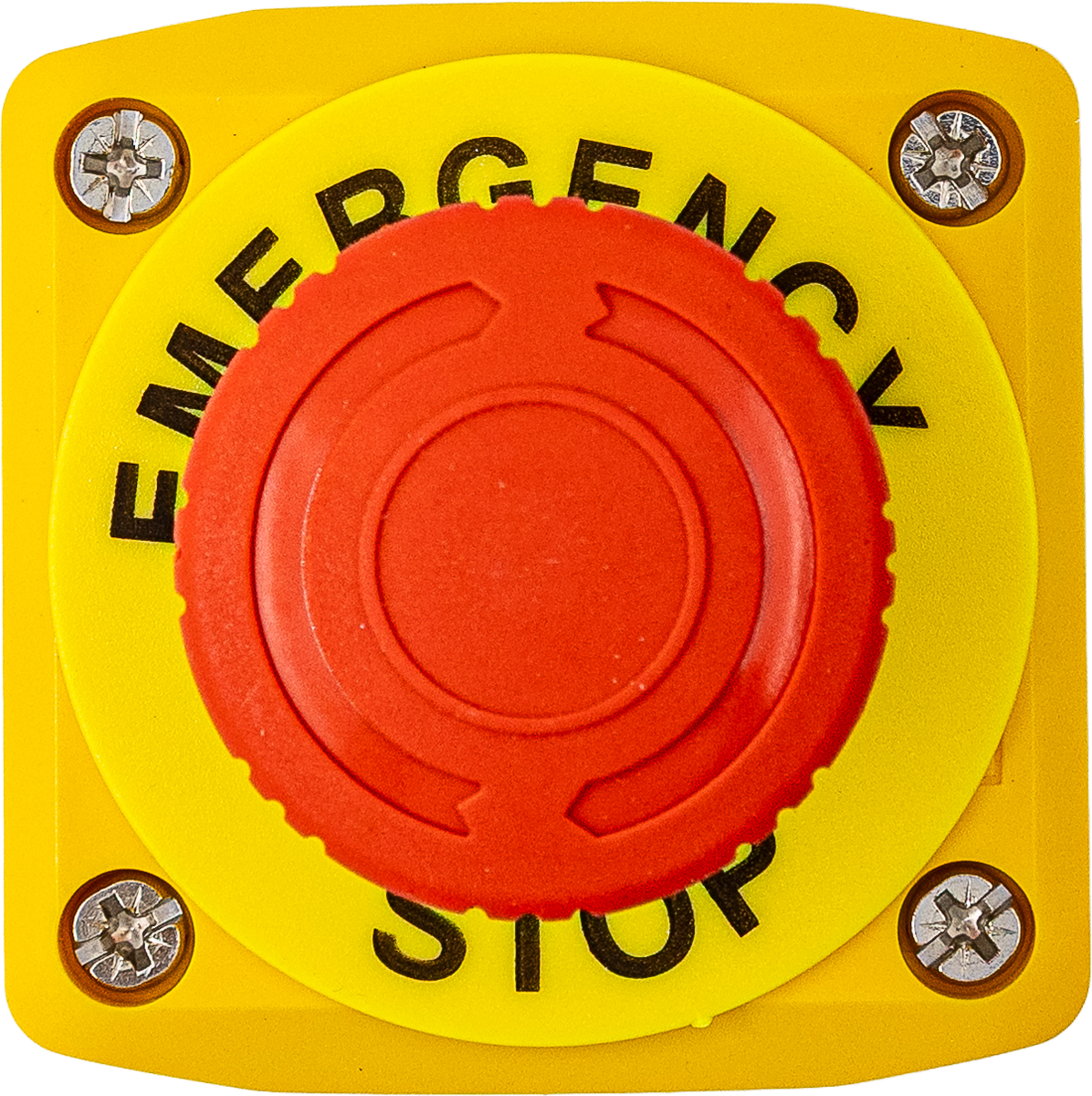 E Stop w/ ring label 68*68*55 Normally Open  [125 85.804.120]