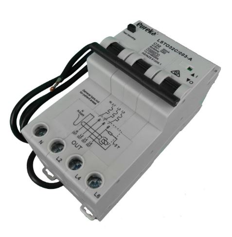 Eureka 3 Phase RCBO 3-Pole C32 6KA [125 85.804.617]
