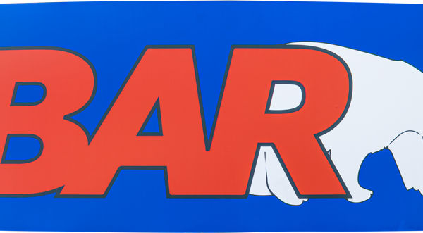 BAR Curved Logo Header Board[125 85.900.046]